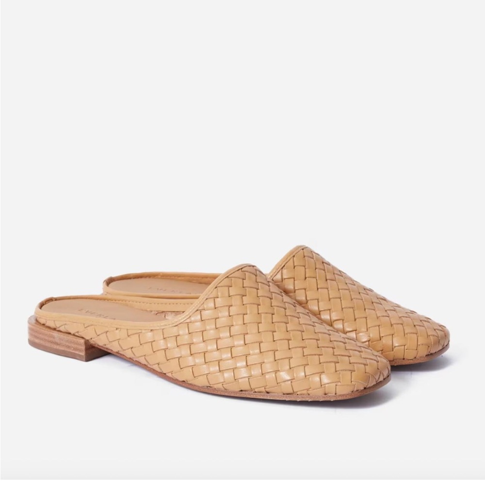 Everlane Woven Leather Mule - Tan